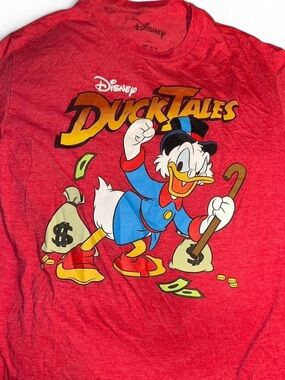 Disney DuckTales Scrooge McDuck Shirt Money
Bags Graphic Tee Red Size
Medium